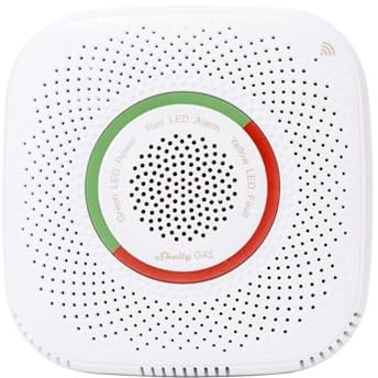 Shelly Gas LPG, Rilevatore di Perdite di GPL, Wifi, Compatibile con Alexa e Google Assistant
