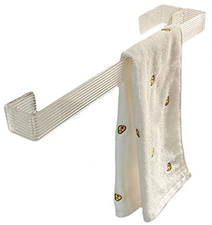 Porte Serviette Porte-Serviettes De Salle De Bain Transparent Porte-Serviette Auto-adhésif, Autocollant Étagère À Serviettes Mural Porte-Serviettes pour Placards Tiroirs,50cm