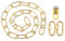 YOKIVE 1 Set Pendant Light Fixture Chain, 4mm Thick Chandelier Hanging Link with Connector Hooks Ring, Great for Ceiling Lights, Lamps (Golden, 36-Inch)