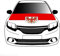Flaggen Motorhaubenabdeckung,Deutschland Brandenburg (Potsdam) Staat Motorhaube Banner,Mann Slip-On Waschbar Super Elastisch Wetterfester Stoff,Nicht Klebendes Banner 3.3X5 Ft Passend Für Die Me