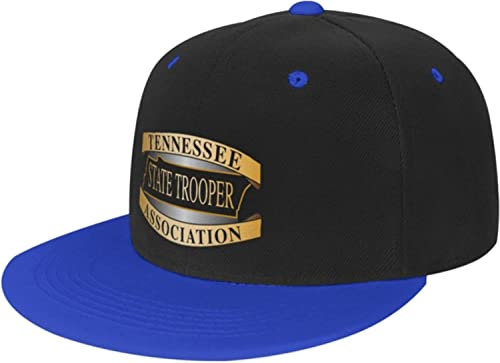 Tennessee State Troopers Association Baseball Cap Classic Snapback Hat Cap Hip Hop Style Flat Bill Adjustable, Fotofarbe, One size