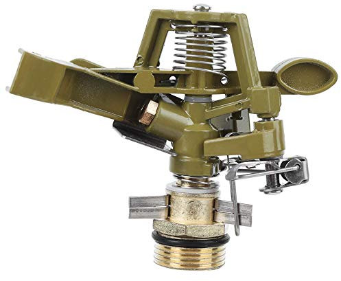 Aspersor de Riego G3/4in, Rociadores de Jardín Rociador de Césped Giratorio Automático de 360 Grados Riego de Agua para Césped, Jardín y Patio, Aguas de hasta 65 Pies
