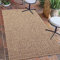 Teppich-Traum In- & Outdoor Teppich 80x150 cm Sisal-Optik natürlich beige braun Garten Terrasse Balkon