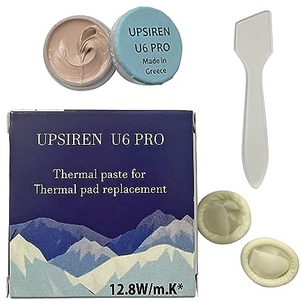 Original UPSIREN U6 PRO 10 g Thermospachtel für VGA-GPU-IC-Prozessor, schnelle Kühlung, Wärmeleitpad, Ersatz für wärmeblockierende Knete, hohe Leistung, CSGR