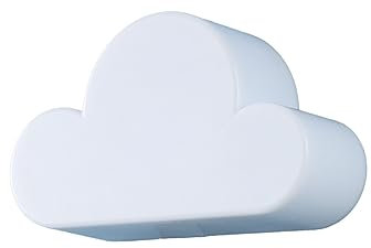 Yolispa Porte-clé magnétique en forme de nuage - Support mural adhésif - Organisateur de porte-clés magnétique - Peut contenir plusieurs clés et porte-clés