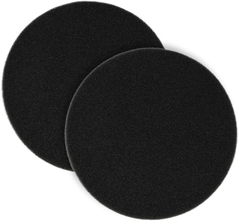 vhbw 2x Staubsaugerfilter kompatibel mit Rowenta RH 8548 GA 9A4, RH 8548 KA 9A3, RH 8548 KA 9A2 Staubsauger - Schaumstofffilter Schwarz