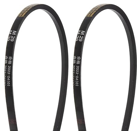uxcell 2Pcs M-29 Rubber V Belt Drive Transmission Belt 29 Pitch Girth 10mm Width 5.5mm Height JIS Standard Industrial Power Belt for Machinery Mower