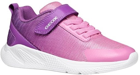 Geox J SPRINTYE Girl A, Zapatillas, Pink, 31 EU