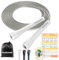 Springseil Verstellbares für Speed Skipping, PVC Springseil Erwachsene Fitness für Damen, Herren und Kinder, 3M Leichtes Springseil Mit Trainingsposter und ABS Rutschfester Griff