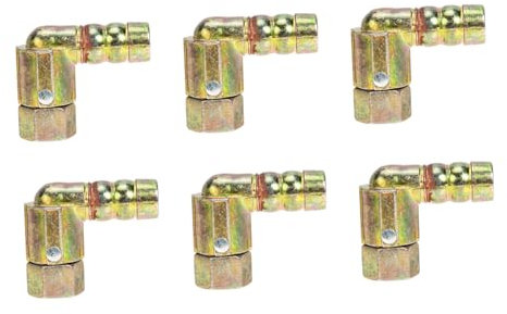 Gadpiparty 6stücke Gaskrümmer Herdadapter Für Herdverbindung Und Herdanschluss Aus Robustem Kupfer Für Einfache Installation Und Dichte Verbindung Ohne Leckage