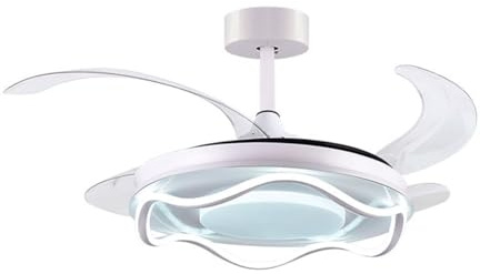 Antea Bel Air Deckenventilator, 80 W, 4 versenkbare Flügel, Weiß, Ø 108 cm