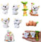Silars Miniatur Koala Figuren Tortendeko, 7 Stücke Koala Tortenfiguren Koala Kuchen Toppers, Miniatur Koala Ornamente für Torten Dekoration, Micro Landschaft, DIY Ornamente