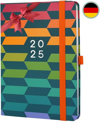 (in tedesco) Agenda 2025 A5 Everyday Boxclever Press. Agenda 2025 settimanale verticale da Gen - Dic 25. Agenda settimanale 2025 con pagine per le note a puntini. Agenda ispirata agli obiettivi.