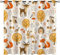 ZZTBQ Cartoon Tier Vorhänge Für Kinderzimmer Jungen Kawaii Nette Cartoon Vorhänge Verdunkelungsvorhang Wald Fuchs Eule REH Kaninchen Igel 200x160cm Für Jungen Mädchen Kinder Schlafzimmer