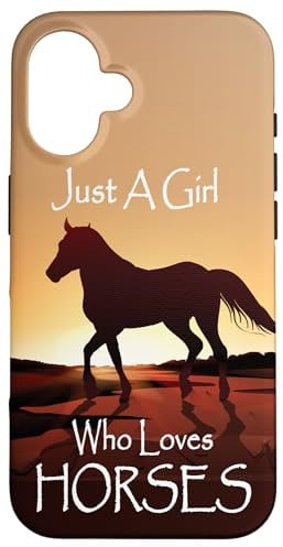 Wild Horse Equestrian Nature Girls Teens Women Case for iPhone 16