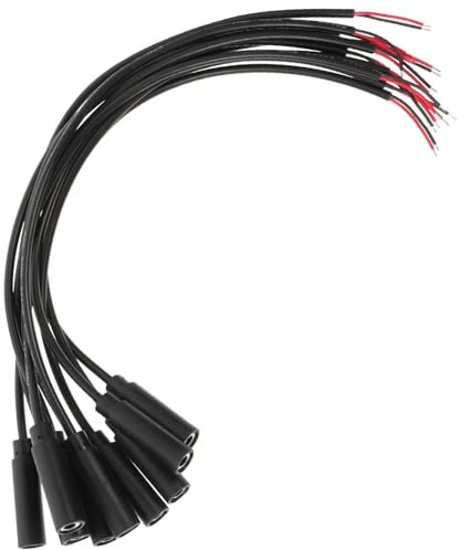 jojofuny 10stücke Mono Audio Kabel Weiblicher Stecker Zu Unisolierten Drähten Langlebig Und Installieren Für Kopfhörer Lautsprecher Und Mikrofone