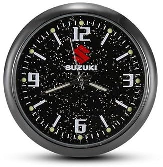 YIBAJIO Auto Uhr, Autouhr Selbstklebend,für Suzuki Vitara LY iV-4 Hybrid 2016-2024 2025 Uhr Für Das Armaturenbrett Im Auto, Leuchtende Auto-Armaturenbrettuhr, Kfz-Ersatzuhren,A