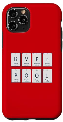 iPhone 11 Pro Liverpool (Li-V-E-r-P-O-O-L) Periodic Table Elements Case