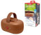 ZAZU Robby Kinderwagenschaukler - Automat. Babywippe, Verstellbare Stärke, 40-Min Timer, Babyschreisensor, USB-wiederaufladbar, Wasserfest, Universell für Kinderwagen & Buggy (Braun)