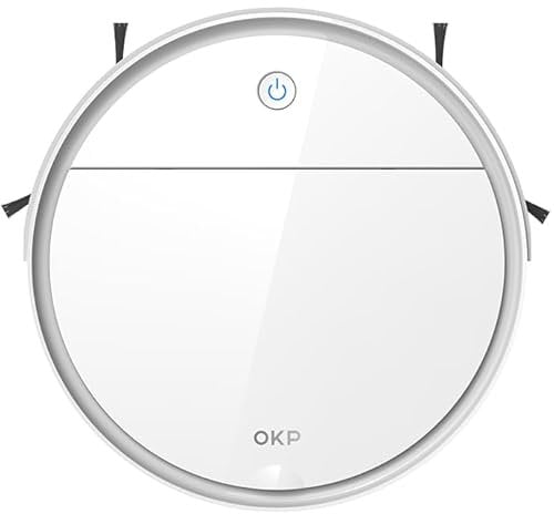 OKP K5 Ultra Robot Aspirador, Mapeo Láser ToF,5500Pa, 190° PSD Evitación Obstáculos, Fregona Magnética, 170 Min, App Control,Silencioso y Ultra Delgado, para Pelo Mascotas/Moqueta/Suelo Duro