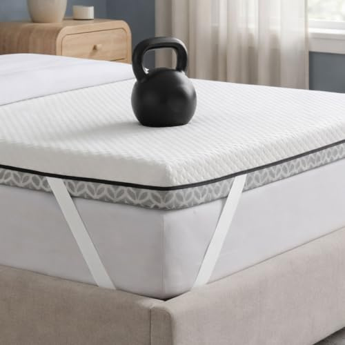 Brightr® Titan Deluxe Firm Orthopedic Extra thick 8cm Orthopaedic Mattress Topper for Super king Bed, soothes back, hip & shoulders pains, 2-in-1 Firm/Extra Firm 180x200cm