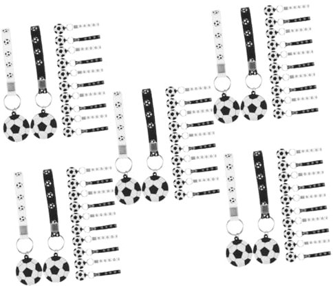 Hemobllo 5 Sätze 5 Sets Fußball Schlüsselanhänger Fußball Blau Cartoon Fußball Party Favors Geburtstag Sport Ball Schlüsselanhänger Schlüsselanhänger Mädchen Real Boy Funky 12 Stück * 5