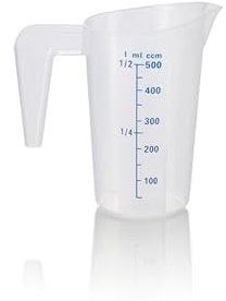 Misurino, Ø 10 cm, 0,5 l, con scala da 50 ml, in polipropilene
