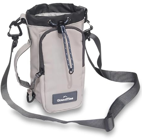 GrandTies Water Bottle Carrier with Strap (Moonlight)