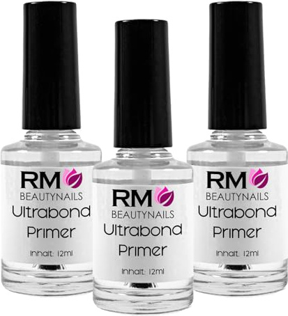 Ultrabond Nagel Primer Haftvermittler 3x 12ml – für Gelnägel Acryl Nägel Nageldesign – Nail Bonder & Gel Polish für perfekte Nagelvorbereitung