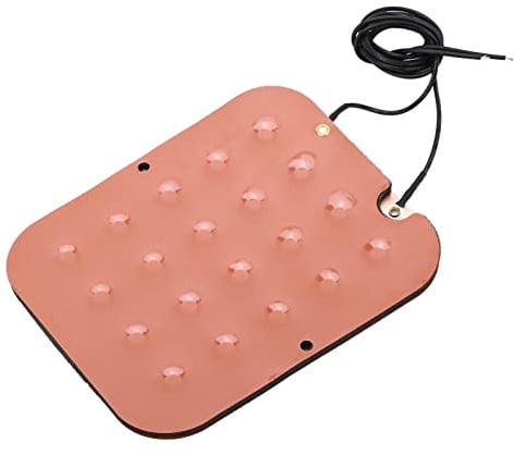 Generic Safe Belt Pressure Sensor Pad, 50V Seat Thin Film Pressure Mat Alarm with Warning Lamp and Chime, High Precision Automobile Seat Force Sensor Pad