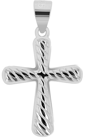 Akzent Anhänger für Damen in 925 Silber, 100% Wasserfest & Hautverträglich