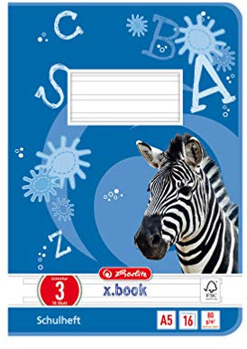 Herlitz 3320306 Schulheft, DIN A5, Lineatur 9/liniert