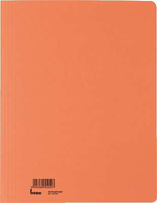 Bene A4-Dreiflügelmappe, recycelter Karton, für bis zu 250 Blatt, 25er Pack, Orange, 081700OR