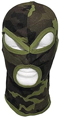 MFH 3 Loch Balaclava Leichte Baumwolle Czech Woodland