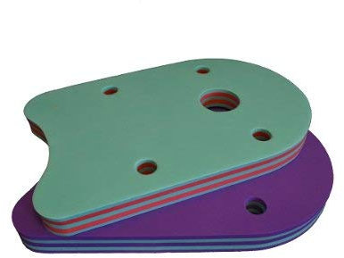 Schwimmbrett Klassik 48x30x38 Baby, Kinder, Erwachsene GRÜN GREEN - STRIPES - Gestreift