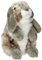 Gipsy Peluche - Lapin bélier Gris - 18 cm