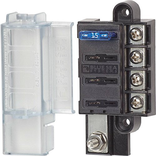 Blue Sea Systems St Blade Compact 5045 4 Circuits Fuse Block One Size