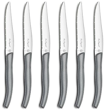 Amefa Sky LAG Steakmesser, Edelstahl, rostfrei, Grau, 6-teilig