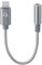 cellularline - Music Enabler, adattatore audio per jack da 3,5 mm, made for iPhone, cavo Lightning, ultra resistente, Lomg duratura cavo, grigio