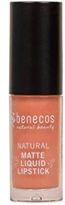 benecos - natural beauty Biokosmetik - Matte Liquid Lipstick - hochpigmentiert - mit Carnaubawachs - talkfrei - vegan - desert rose