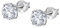 Lotus Silver Boucles d'oreilles modèle LP2005-4/1 de la collection Charming Lady Swarovski en argent pour femme