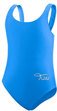 TIZAX Costume UV da Nuoto Intero Bambina Bikini da Bagno Ragazze Racerback Sportivo