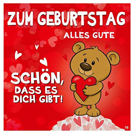 Depesche 11661-016 - Glückwunsch-Karte mit Musik, witzige Geburtstags-Karte mit farbenfrohem Motiv, passendem Spruch und Innentext, inkl. Umschlag, 17 x 16,5 cm