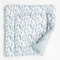 BABEES Wickelauflage Wickelunterlage 75x75 75x70 cm 100% Baumwolle Mädchen Junge Baby Kinder zweiseitig EUKALYPTUS