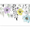 murando - Papier peint panoramique nature 400x280 cm - Revêtement mural décoration salon - Design moderne - Jaune blanc gris marron - Prairie lineart graphique plantes fleurs salon b-C-10123-a-c