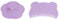 ViaGasaFamido 2PCS Baby Scalp Brush Set Baby Cradle Cap Brush Soft Sensory Silicone Bath Brush Bequeme Kopfhaut-BadebüRste FüR Neugeborene Trockene Haut Peeling und Sanft Massieren (Lila)