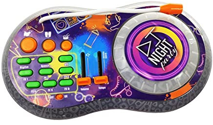 perfk DJ Mixer Toys Effetti Musicali Spettacolo di luci Giocattoli Musicali per Bambini Piccoli