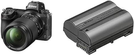 Nikon Z 6II + Objectif Z 24-200 f/4-6,3 VR, Appareil Photo Numérique Hybride Plein Format (24,5 MP, 4K/30p, Rafale 14 i/s, Double Slots SD & XQD ou CFexpress) + NIKON Batterie Rechargeable Haute