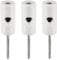 3er Pack, Porzellan Retro Hook Kabelhalter, Kabelhaken, Zugentlastung