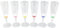 Spacnana 6 Pièces LED Verre à Cocktail Lumineux PS Ktv Gobelet Lueur Ensemble Verres à Boissons Créatifs Verrerie Verre à Champagne Ktvvin Verre avec Tasse Lumineuse Verres à Cocktail